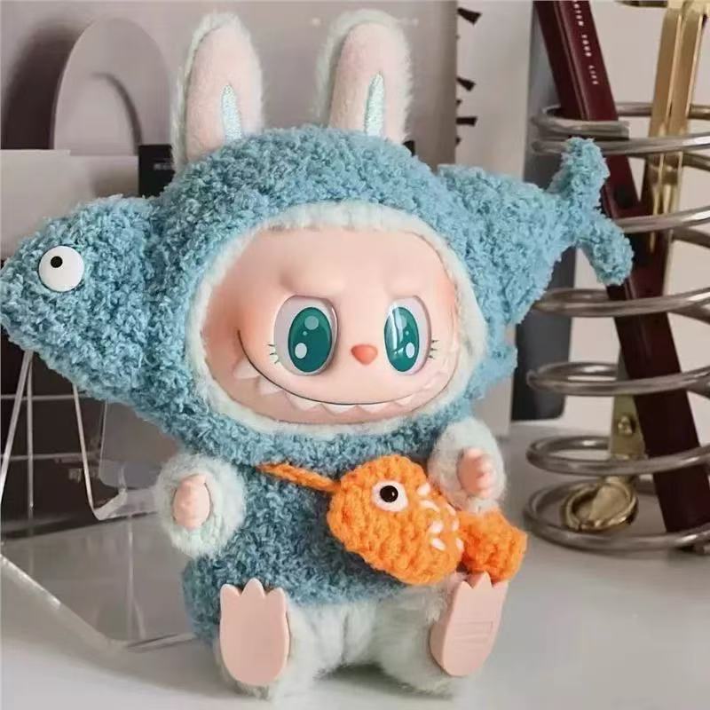 LabubuBlueFish Clothing Outfit (Without Doll)