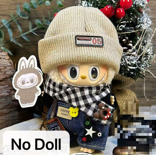 LabubuWinterBeige Clothing Outfit (Without Doll)