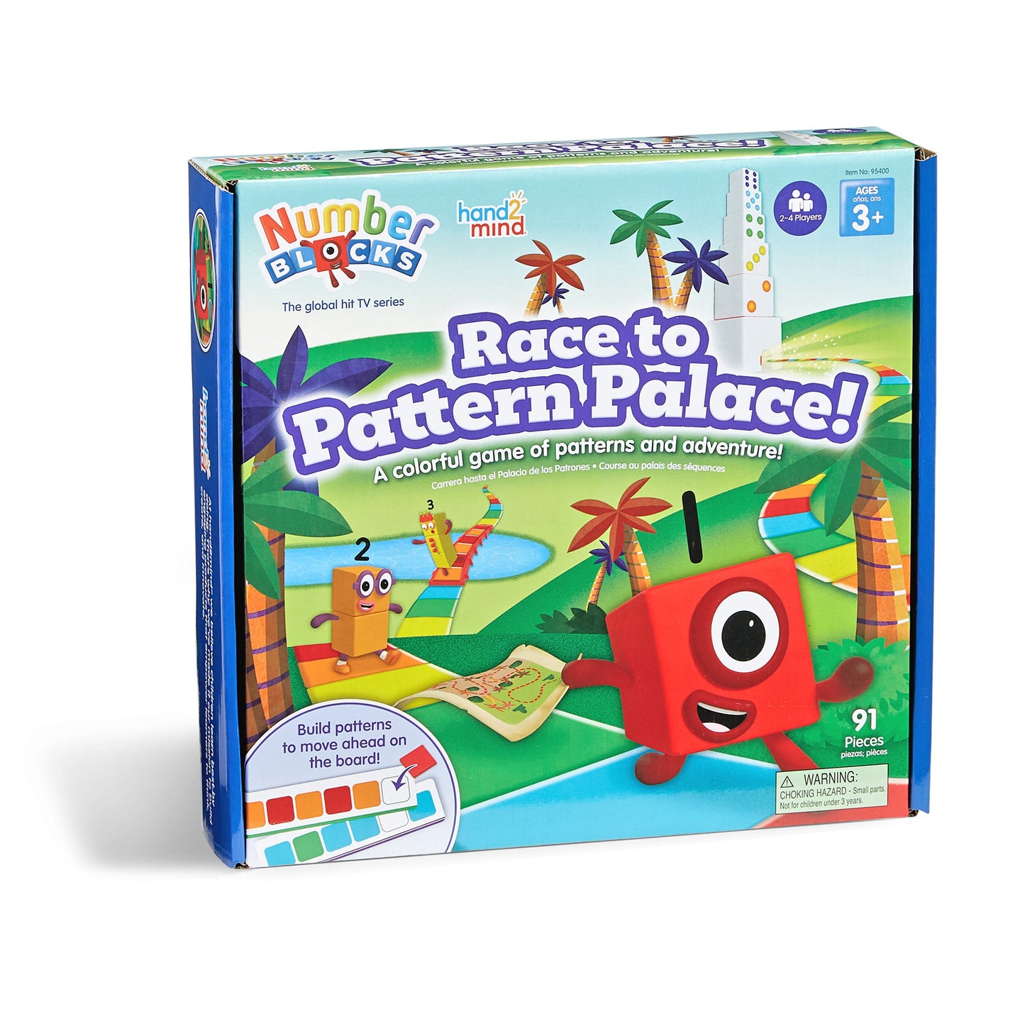 Numberblocks Race to Pattern Palace Board Game