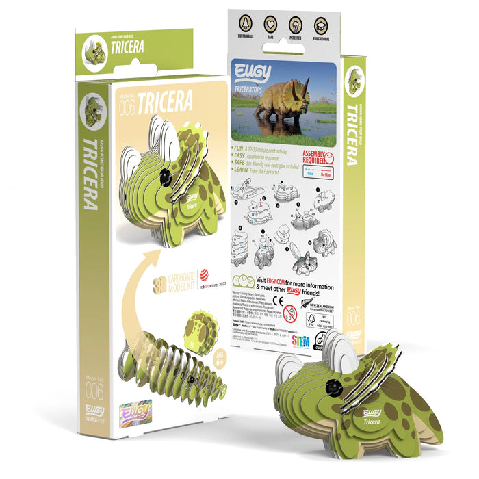 EUGY Triceratops 3D Puzzle