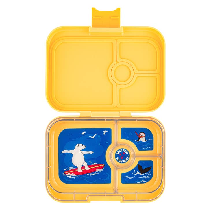 Leakproof Sandwich Friendly Bento Box - Yumbox Yoyo Yellow