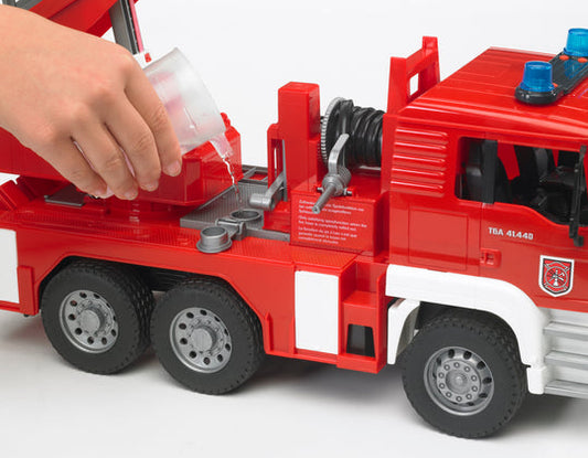 Bruder 02771 MAN Fire Engine w/ Water Pump and Light & Sound Module