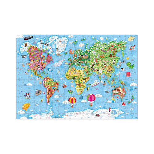 GIANT WORLD MAP PUZZLE - 300 PIECES