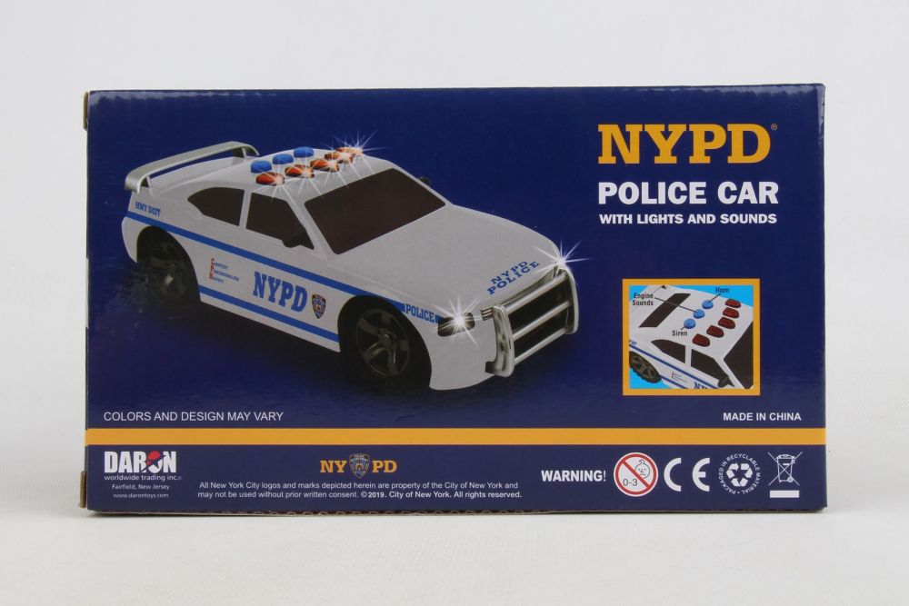 NYPD POLICE CAR W/LIGHTS & SOUND