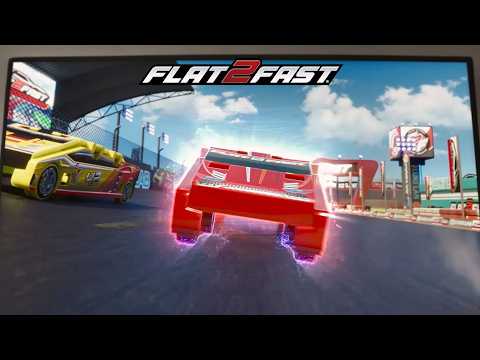 Flat 2 Fast Card Racers - Random color