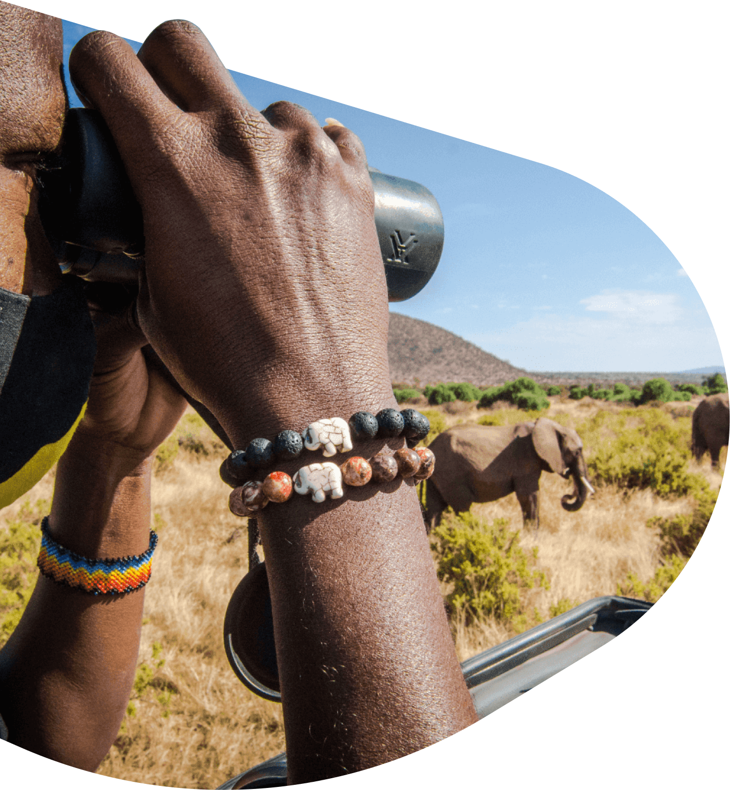 The Expedition Bracelet Elephant - River Blue