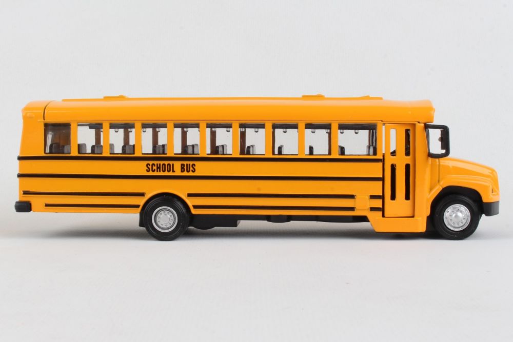 ROAD MARKS PULLBACK SCHOOL BUS 7.5 INCH PULLBACK
