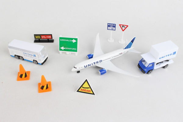 United Airlines Airport Playset