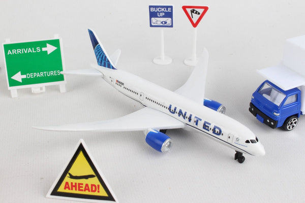 United Airlines Airport Playset