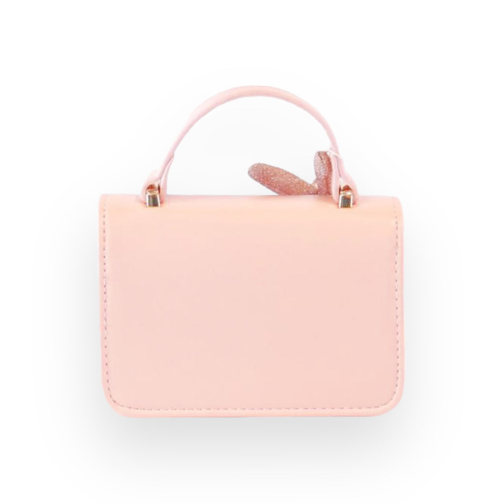 Bunny Applique Purse - Pink
