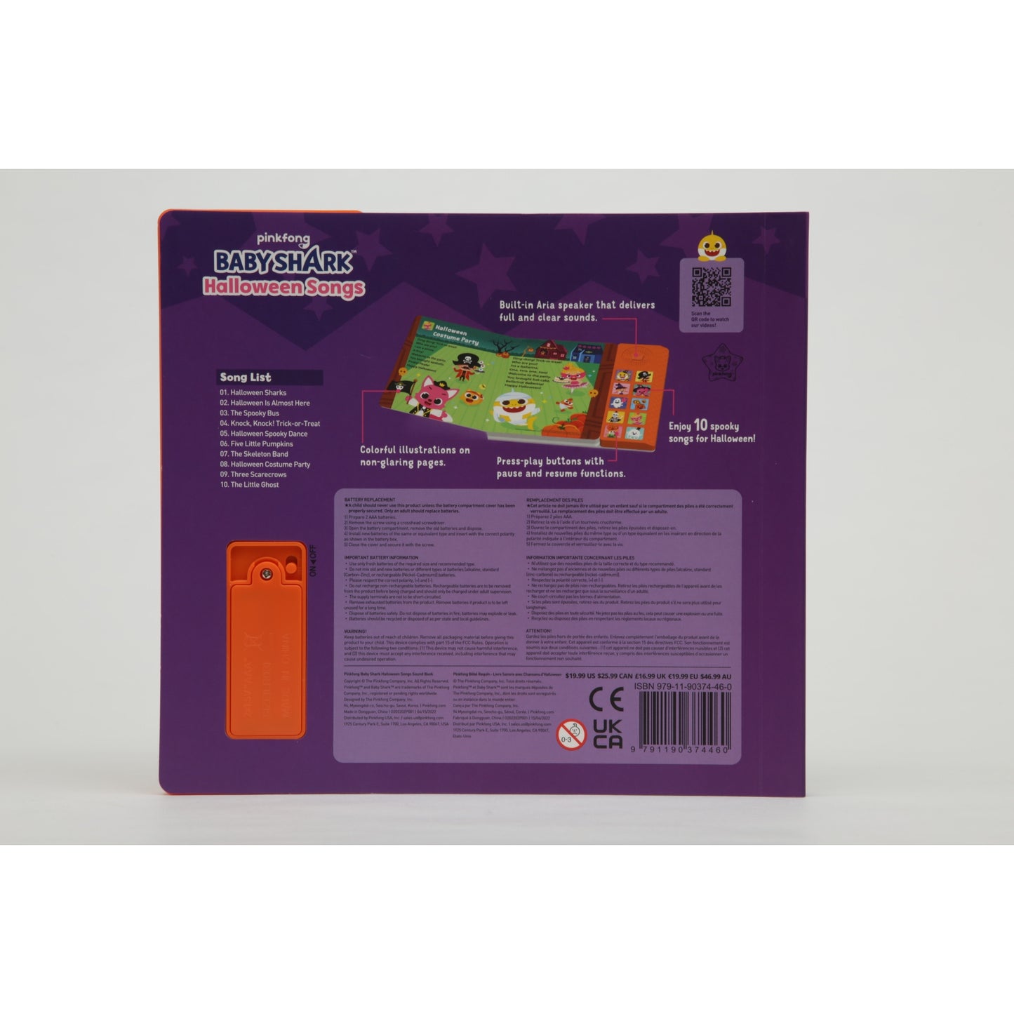 Pinkfong Baby Shark Halloween Songs Sound Book