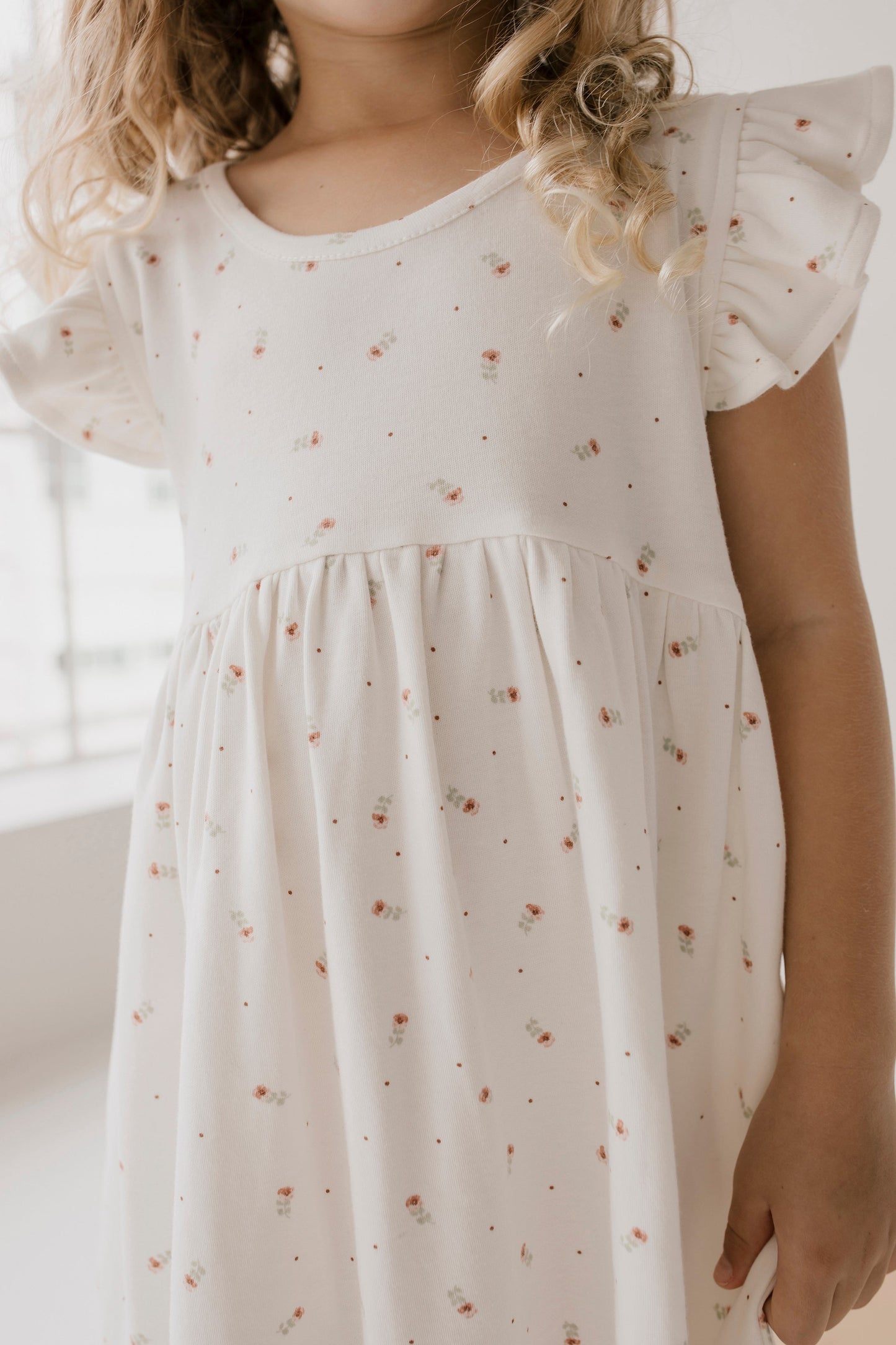 Organic Cotton Ada Dress - Buttercup Floral
