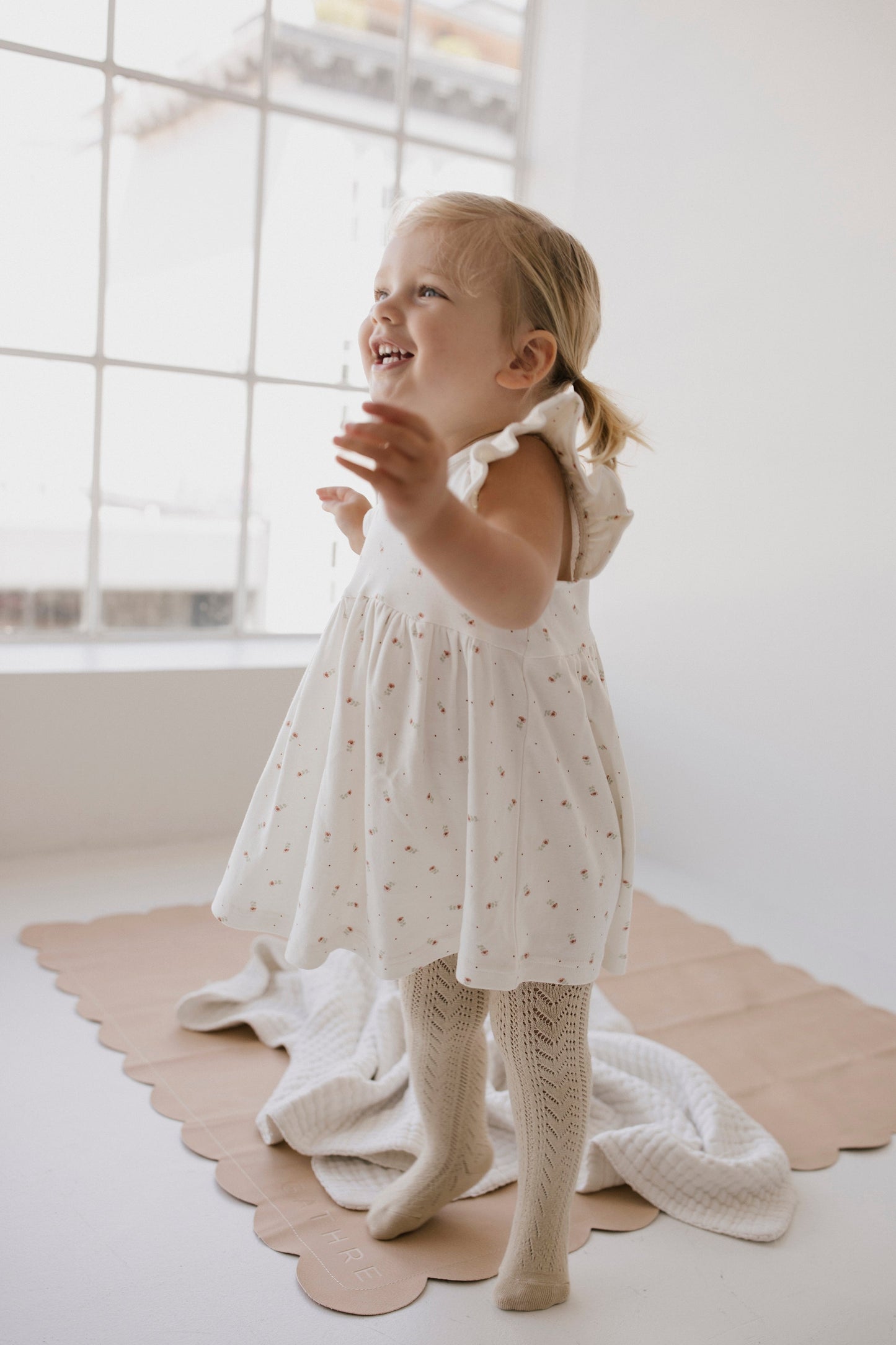 Organic Cotton Ada Dress - Buttercup Floral