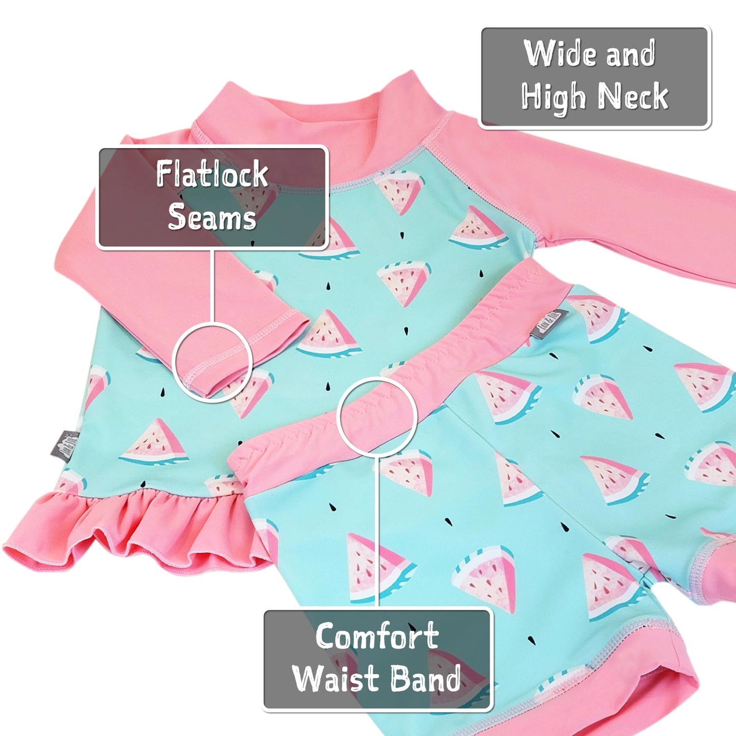Watermelon | Sun & Splash 2-PC UV Suit