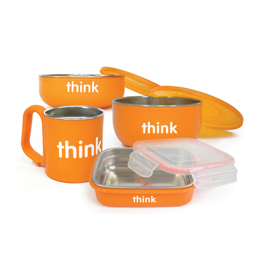 The Complete BPA Free Feeding Set - Orange