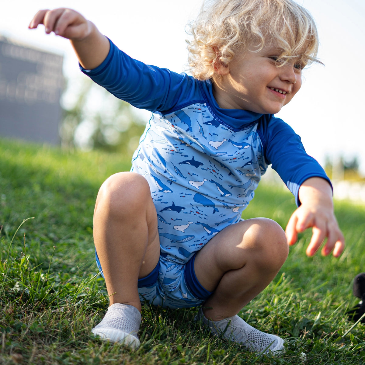 Whale Play | Sun & Splash 2-PC UV Suit