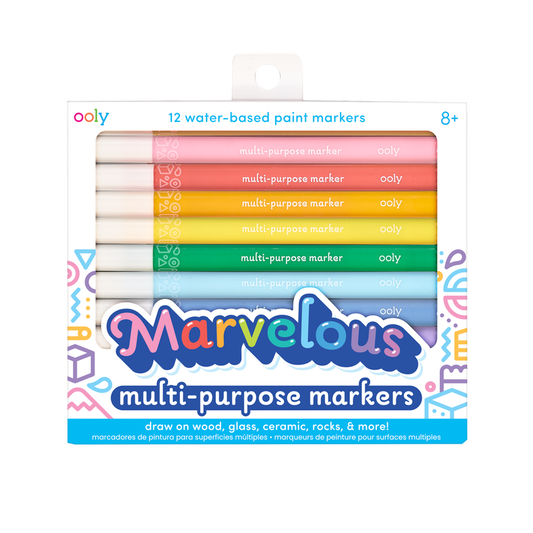 marvelous multi purpose paint marker - set of 12