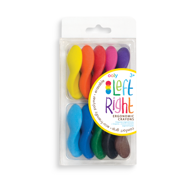 Left right crayons