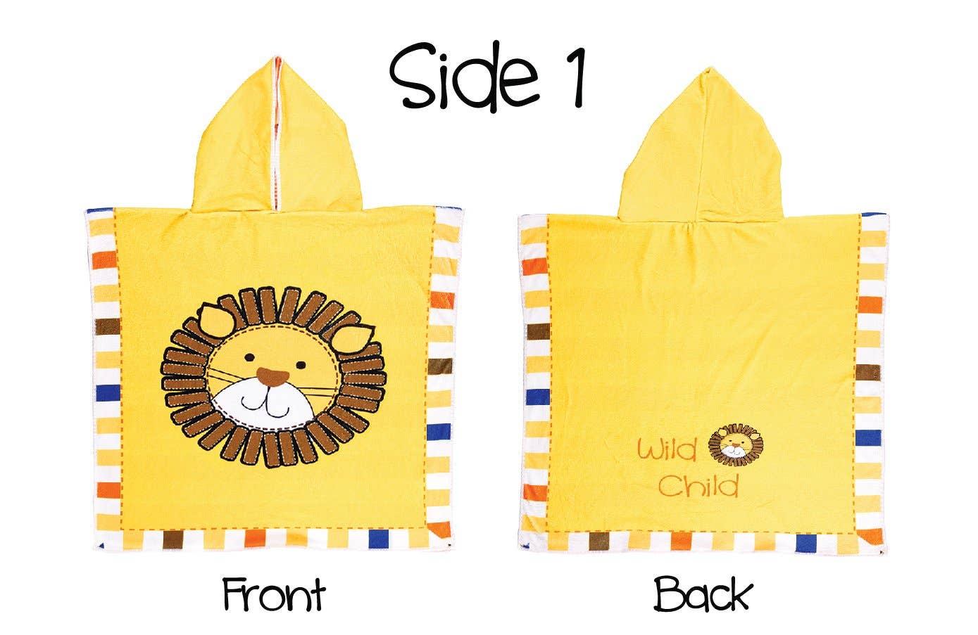Kids UPF50+ Cover-Up - Lion/Monkey