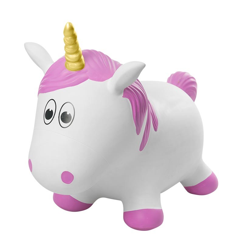 Farm Hoppers Jumping Animal - Pink Unicorn