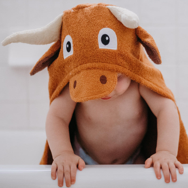 Longhorn hooded towel