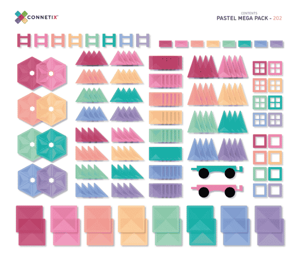 202 pc Pastel Mega Pack