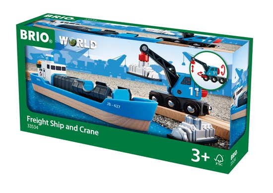 33534 Freight Ship & Crane