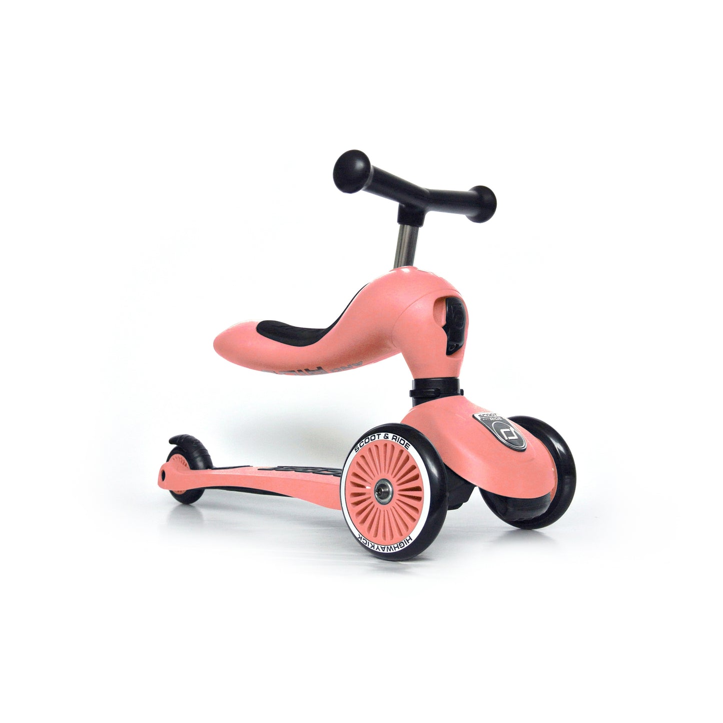 Highwaykick 1 Convertible Scooter Peach