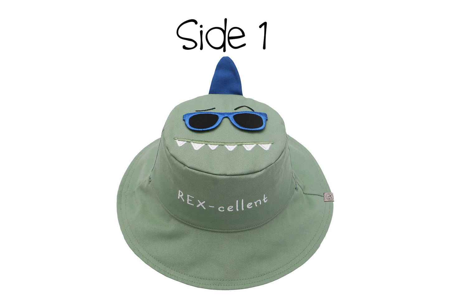 Kids UPF50+ Sun Hat - Dino/Surfer