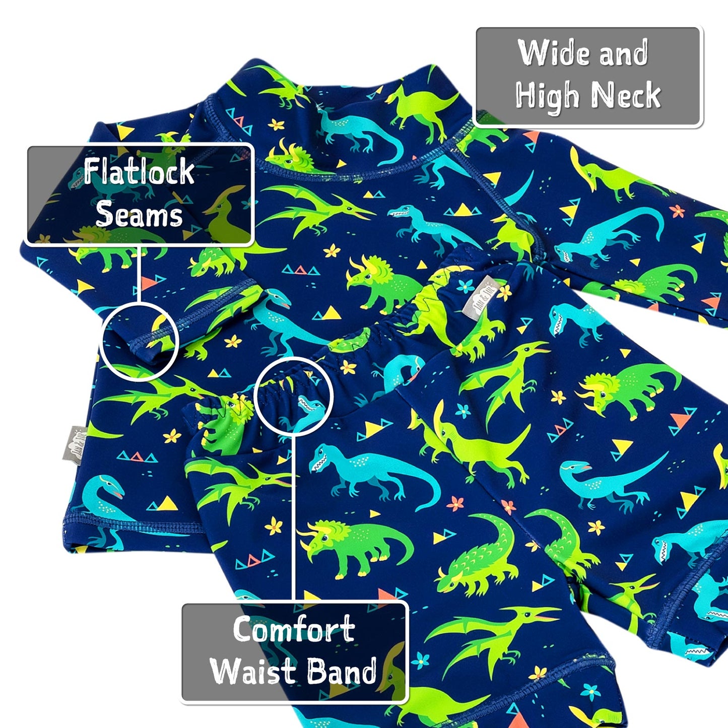 Dinoland | Sun & Splash 2-PC UV Suit