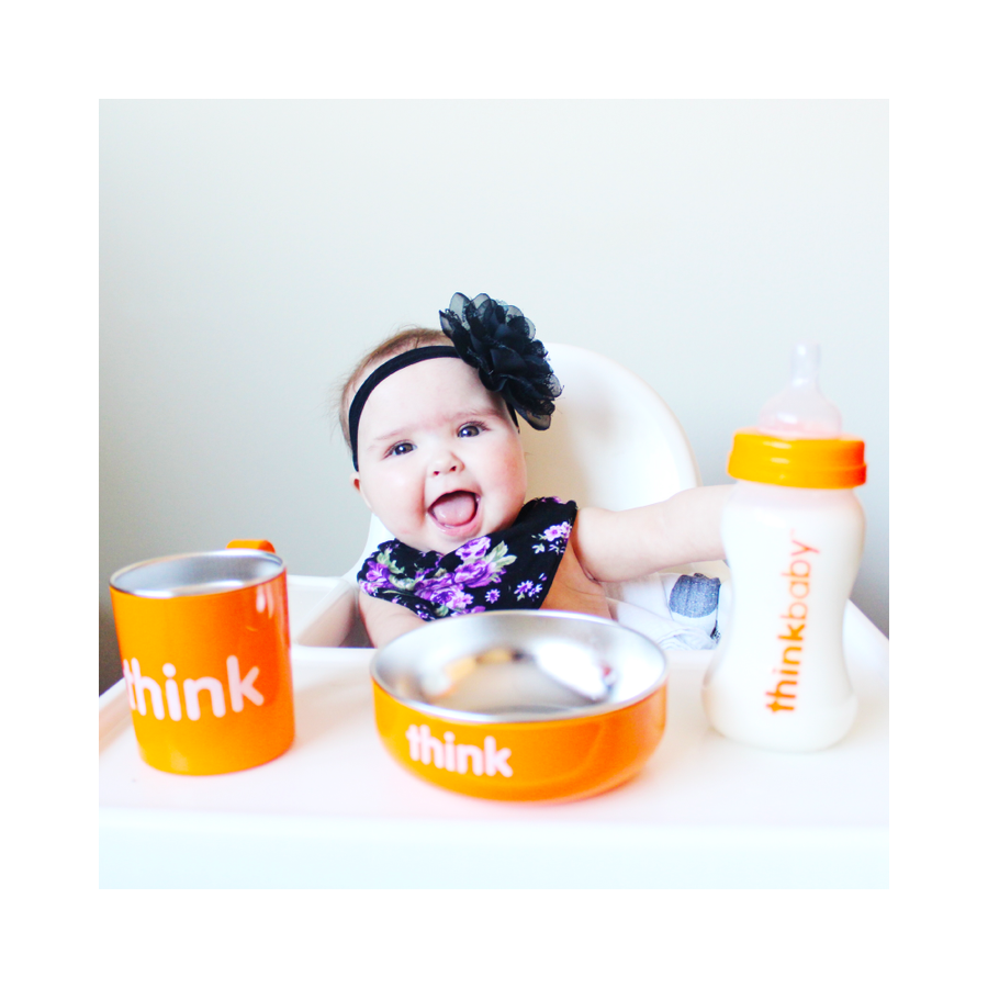 The Complete BPA Free Feeding Set - Orange