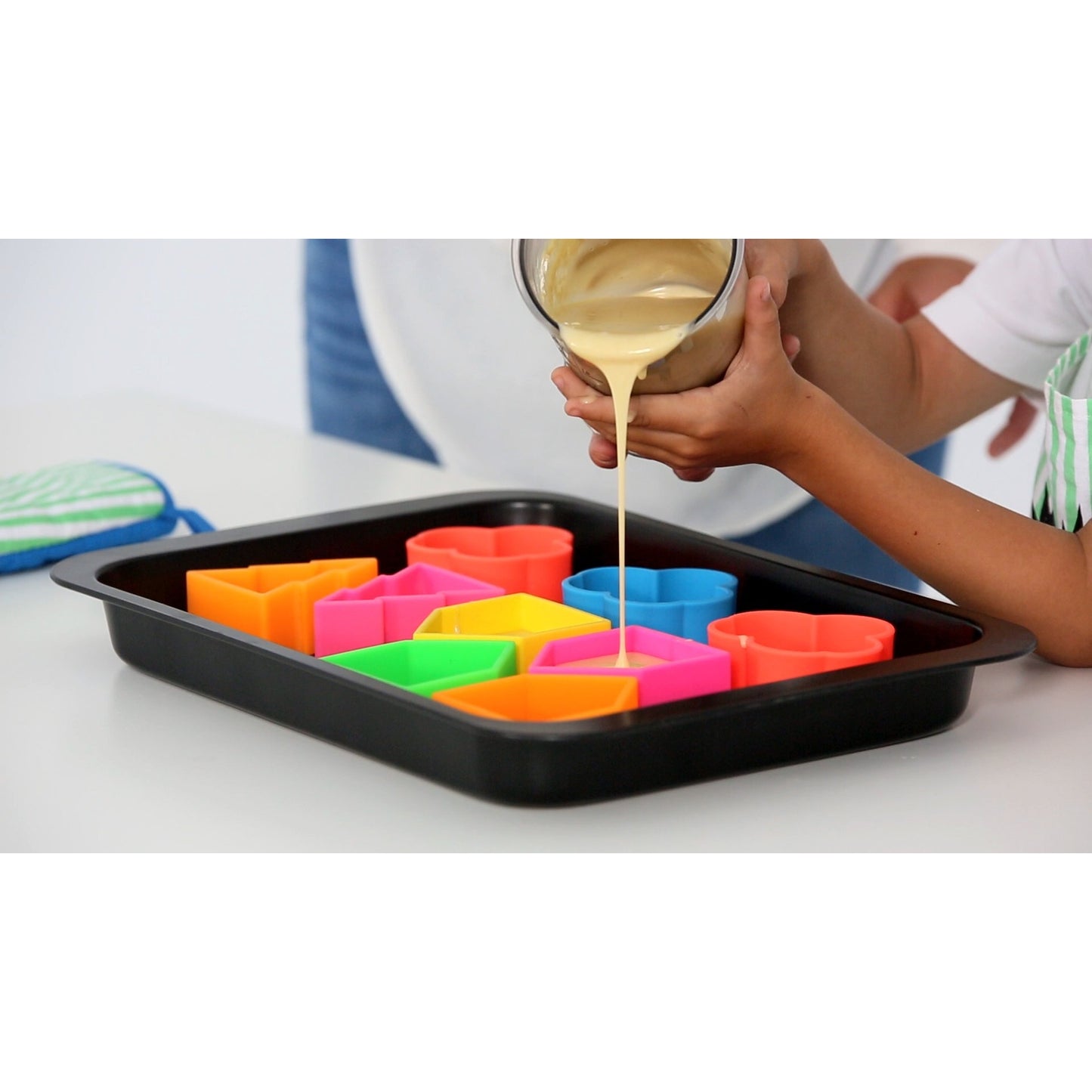 Neon Kids, Houses & Trees 6 Pack (Assorted Colors)