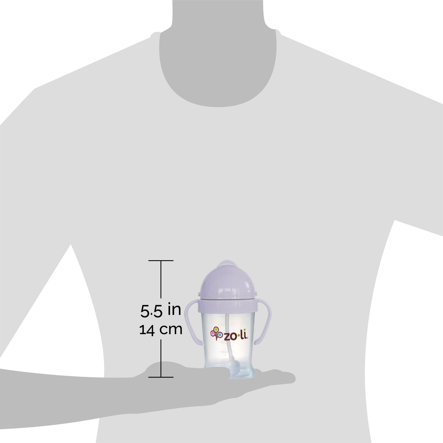 Bot weighted straw sippy cup - Lilac