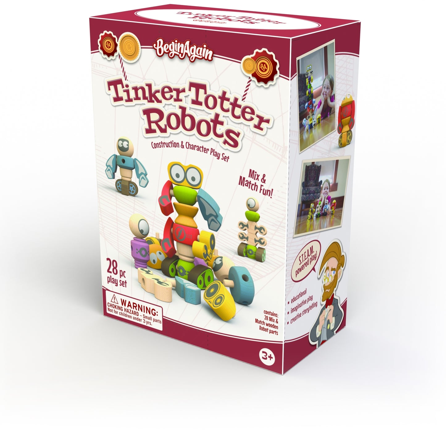 Tinker Totter Robots - 28 Piece Character Playset