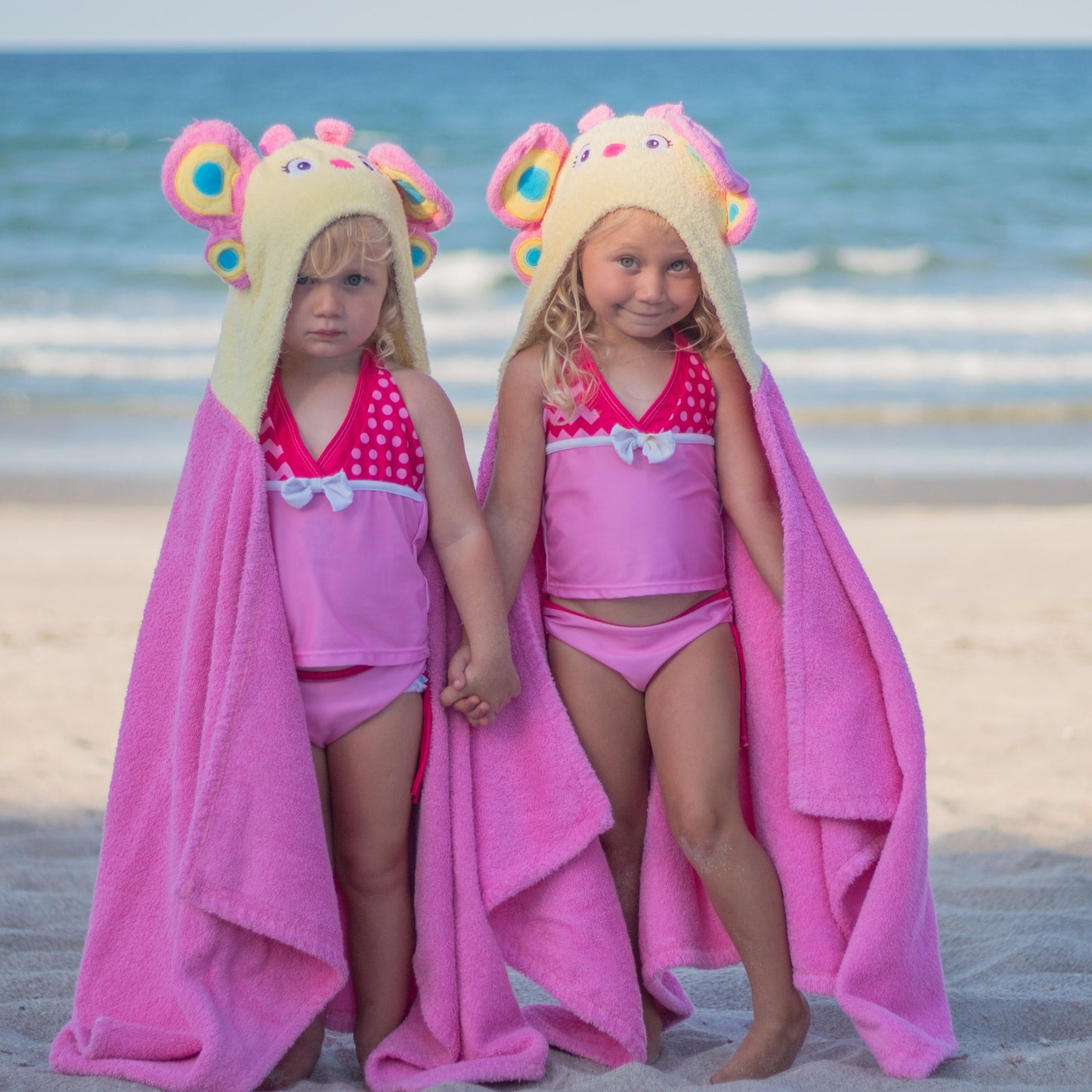 Butterfly Hooded towel