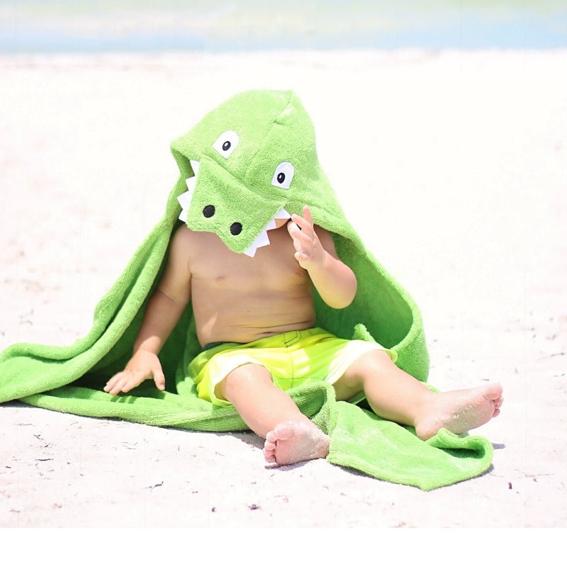 Alligator Hooded Towel