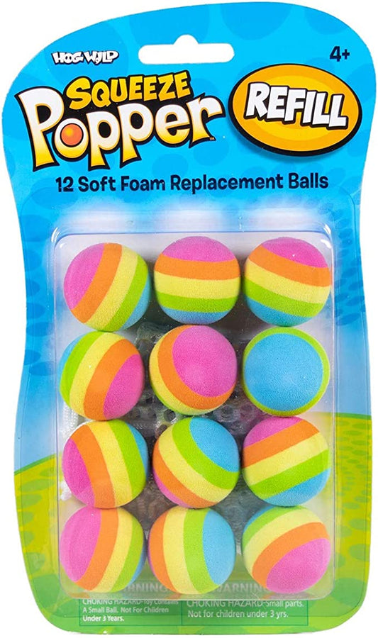 POPPER REFILLS - RAINBOW 12 Pack