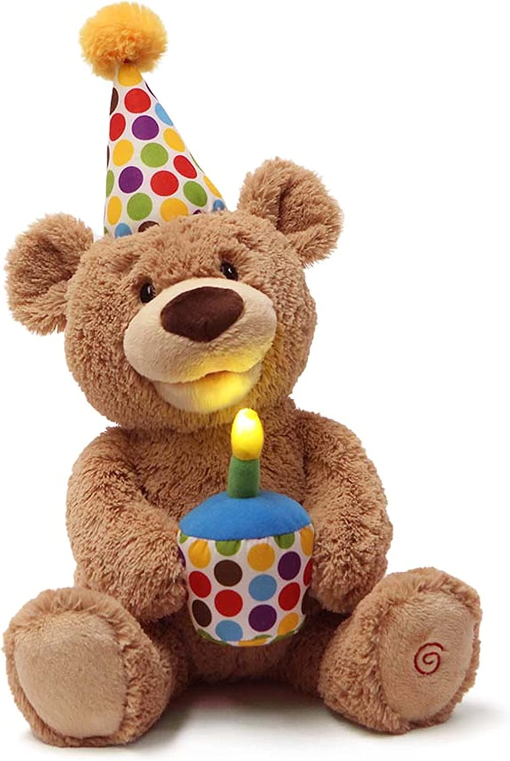 Happy Birthday Teddy Bear Bear Animated Plush Toy,10”