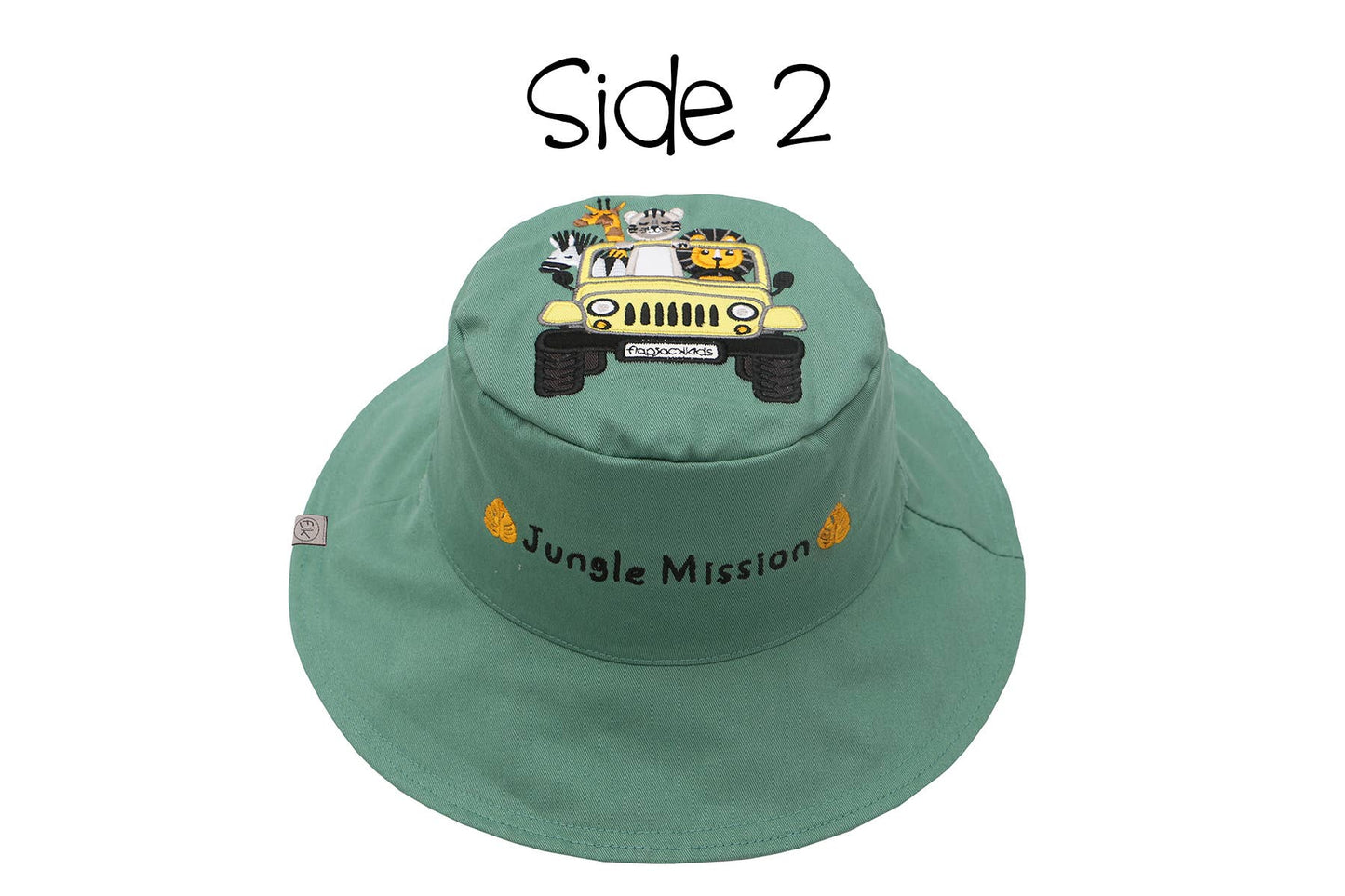 Kids UPF50+ Sun Hat - Tiger/Safari