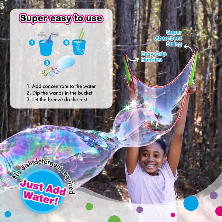 WOWmazing Giant Bubble Kit Plus