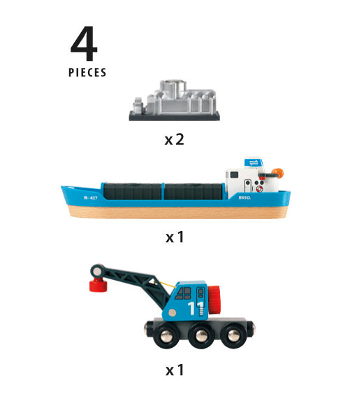 33534 Freight Ship & Crane