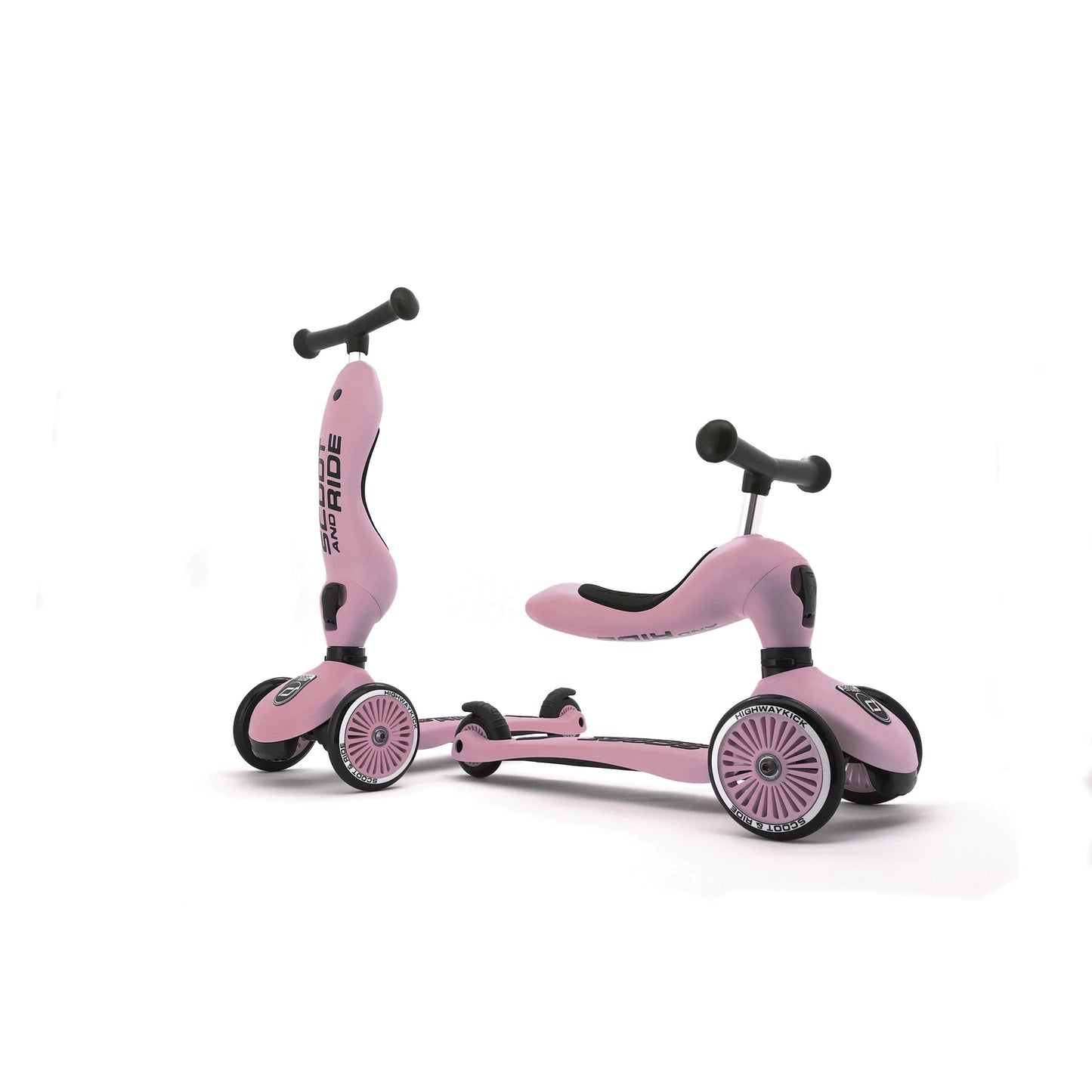 Highwaykick 1 Convertible Scooter Rose