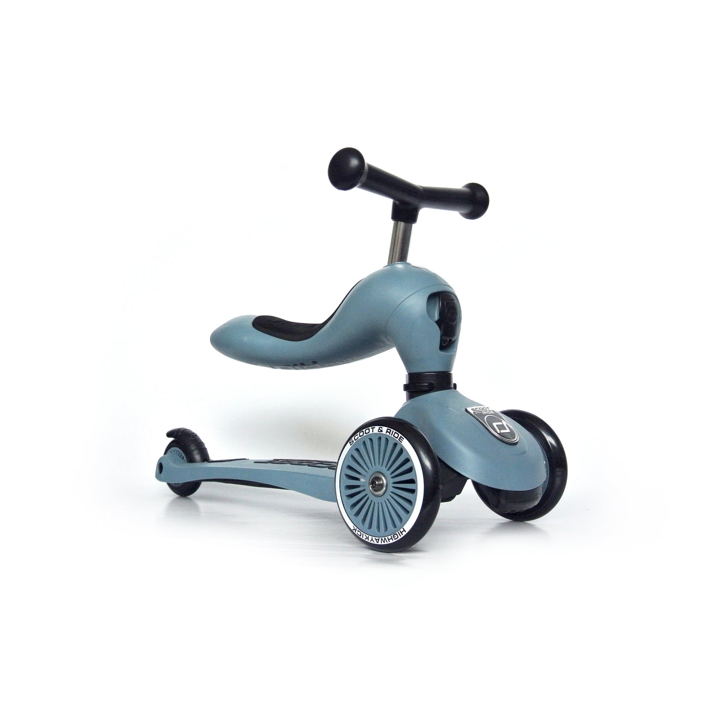 Highwaykick 1 Convertible Scooter Steel