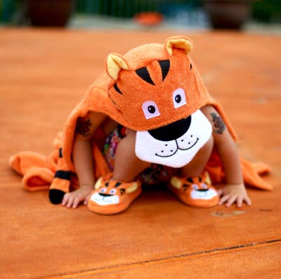 Tiger Hooded Towel