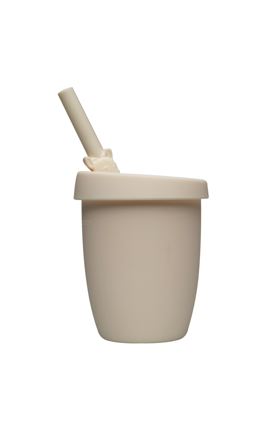 Born To Be Wild Kids Cup with Straw Cream