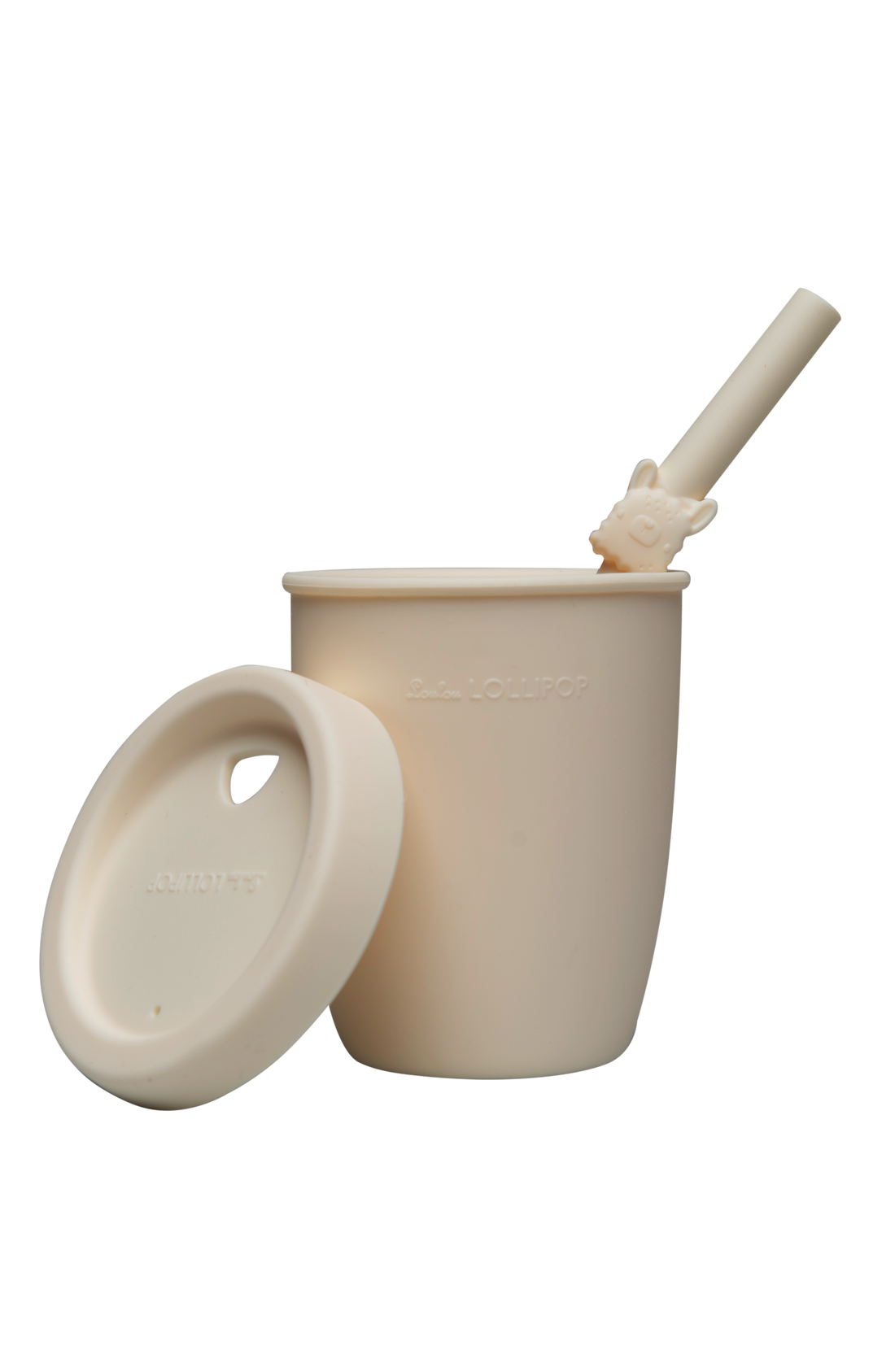 Born To Be Wild Kids Cup with Straw Cream