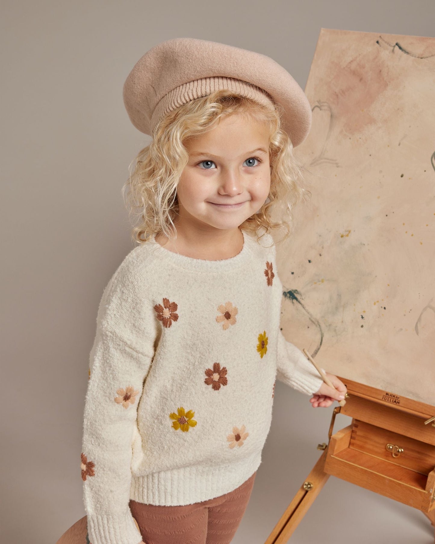 cassidy sweater || flowers