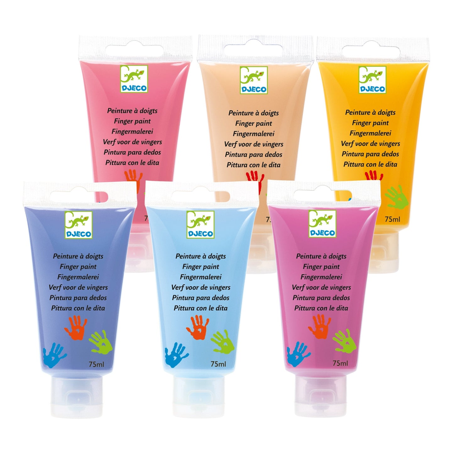6 Finger Paint Tubes (Sweet)