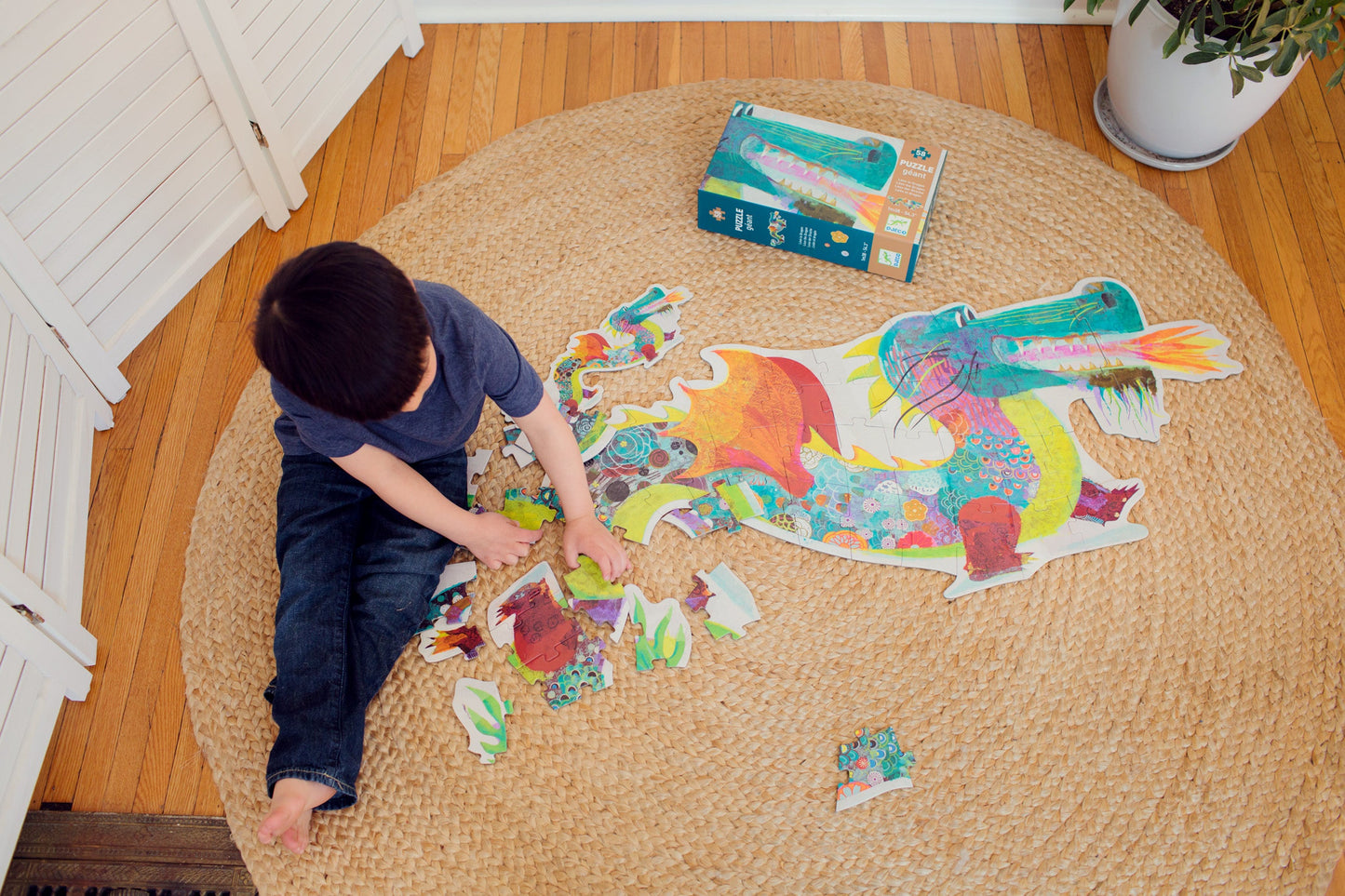 Leon The Dragon 58pc Giant Floor Jigsaw Puzzle