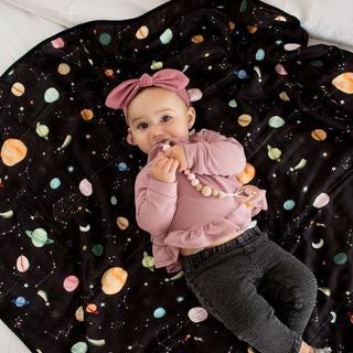 Muslin Quilt Blanket - Planets